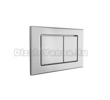 Кнопка смыва для унитаза Tokito Tatsumaki Square SS нержавеющая сталь, цвет сталь