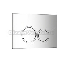 Кнопка смыва для унитаза WAVE W3 552524 АБС-пластик, цвет глянцевый хром