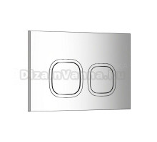 Кнопка смыва для унитаза WAVE А3 552527 АБС-пластик, цвет глянцевый хром