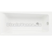 Акриловая ванна Cersanit Lorena 150x70 см, пристенная, ультрабелая, с каркасом