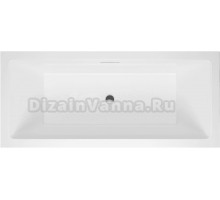 Акриловая ванна Excellent Heaven Slim 170x75 см, встраиваемая, белый глянец, на ножках