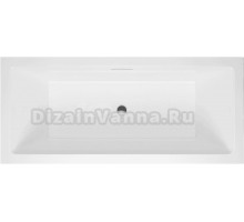 Акриловая ванна Excellent Heaven Slim 170x75 см, встраиваемая, белый глянец, с каркасом