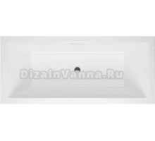 Акриловая ванна Excellent Heaven Slim 180x80 см, встраиваемая, белый глянец, на ножках