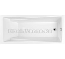 Акриловая ванна WHITECROSS Palace 170x75 см, встраиваемая, белый глянец, на ножках