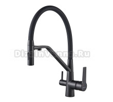 Смеситель для кухни Shevanik S278H черный