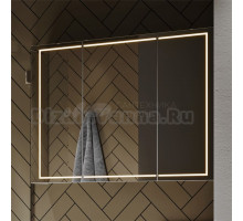 Зеркало-шкаф Aqwella Simplex 100 с подсветкой