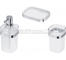 Стакан AM.PM Func A8F34300 хром + Мыльница AM.PM Func A8F34200 хром + Дозатор AM.PM Func A8F36900 хром