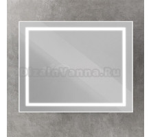 Зеркало BelBagno Kraft 100x80 с подсветкой, сатин