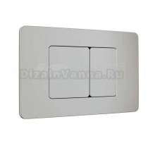 Кнопка смыва для унитаза WAVE SS03 554036 нержавеющая сталь, цвет глянцевый хром