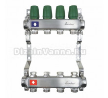Коллекторная группа Arrowhead CS-300 1" ВР-3/4" НР, 4 выхода, без расходомеров