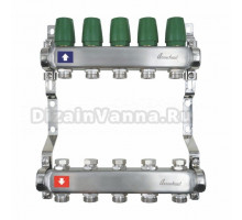 Коллекторная группа Arrowhead CS-300 1" ВР-3/4" НР, 5 выходов, без расходомеров