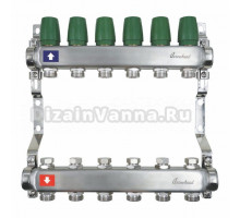 Коллекторная группа Arrowhead CS-300 1" ВР-3/4" НР, 6 выходов, без расходомеров