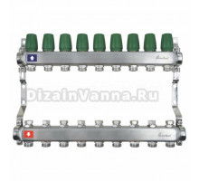 Коллекторная группа Arrowhead CS-300 1" ВР-3/4" НР, 9 выходов, без расходомеров
