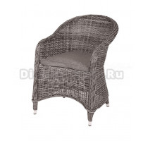 Садовое кресло 4SiS Равенна из искусственного ротанга, графит
