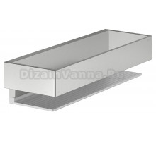 Полка Keuco Edition 11 11158 нержавеющая сталь finish, алюминий серебристый анодированный