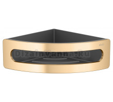 Полка Keuco Elegance 11657 латунь шлифованная, антрацит