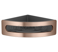 Полка Keuco Elegance 11657 красное золото шлифованное, антрацит