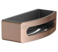 Полка Keuco Elegance 11658 красное золото шлифованное, антрацит