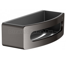 Полка Keuco Elegance 11658 титан черный шлифованный, антрацит