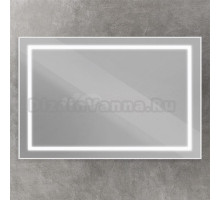 Зеркало BelBagno Kraft 120x80 с подсветкой, сатин