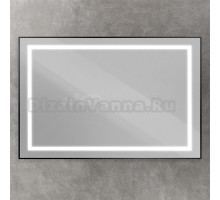 Зеркало BelBagno Kraft 120x80 с подсветкой, черное