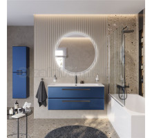 Мебель для ванной комнаты Cezares Eco Cer-N 120 sapfiro, раковина Eco 120, ручки матовые черные