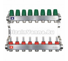 Коллекторная группа Arrowhead CS-500 1" ВР-3/4" НР, 8 выходов, с расходомерами
