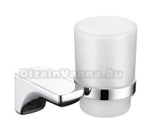 Стакан для ванной Kaiser Glory KH-1505 настенный, хром, стеклянный