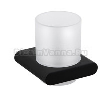 Стакан для ванной Kaiser Franco KH-2725 настенный, черный, стеклянный