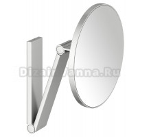 Косметическое зеркало Keuco iLook Move 17612 настенное, с увеличением, нержавеющая сталь finish