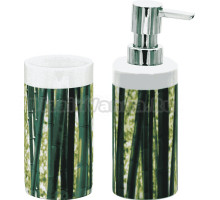 Набор Стакан Ridder Canne 2111105 зелёный + Дозатор 2111505 зелёный