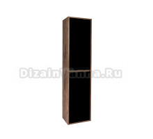 Шкаф-пенал для ванной VIANT Люксембург 40 подвесной, матовый черный