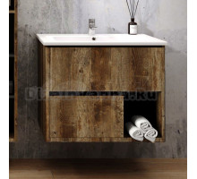 Тумба с раковиной VIANT Люксембург 75 подвесная, дерево