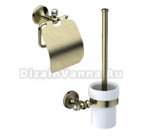 Набор Ершик Art&Max Antic Crystal AM-E-2681SJ-Br + Держатель AM-E-2683SJ-Br