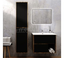 Мебель для ванной комнаты VIANT Люксембург 75 подвесная, матовая черная