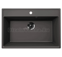 Мойка кухонная Ulgran Quartz Forte 760-09 асфальт