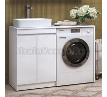 Тумба с раковиной Vigo Urban 60 напольная, 2 дверки, белая, раковина Urban 50