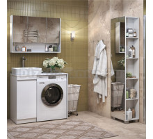 Мебель для ванной комнаты Vigo Urban 40 напольная, 1 дверка, белая, раковина Urban 50