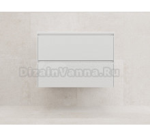 Тумба под раковину Style Line ЛИМА 80см подвесная LINE 80 2 ящика PLUS Белый Матовый ЭМАЛЬ