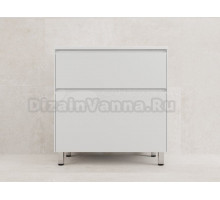 Тумба под раковину Style Line ЛИМА 80см напольная LINE 80 2 ящика PLUS Белый Матовый ЭМАЛЬ