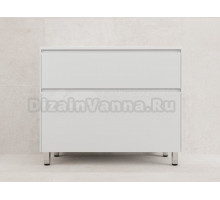 Тумба под раковину Style Line ЛИМА 100см напольная LINE 100 2 ящика PLUS Белый Матовый ЭМАЛЬ