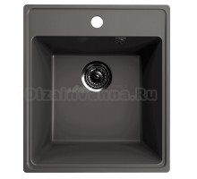Мойка кухонная Ulgran Quartz Forte 425-09 асфальт