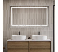 Зеркало BelBagno Kraft 140x80 с подсветкой, сатин