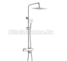 Душевая стойка Shevanik S3096 с термостатом, хром