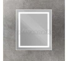 Зеркало BelBagno Kraft 70x80 с подсветкой, сатин