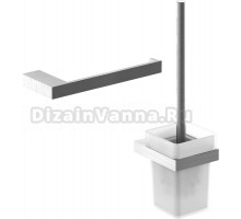 Набор Ершик Nofer Corinto 16937.S нержавеющая сталь + Держатель 16932.S нержавеющая сталь