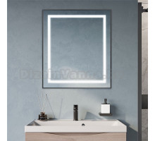 Зеркало BelBagno Kraft 70x80 с подсветкой, черное