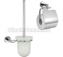 Набор Ершик Nofer Line 16518.S с матовой ручкой + Держатель 16500.S матовый