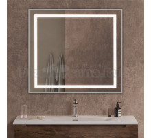 Зеркало BelBagno Kraft 90x80 с подсветкой, сатин