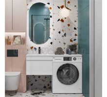 Мебель для ванной комнаты Vigo Urban 60 L 1 ящик, под стиральную машину, белая